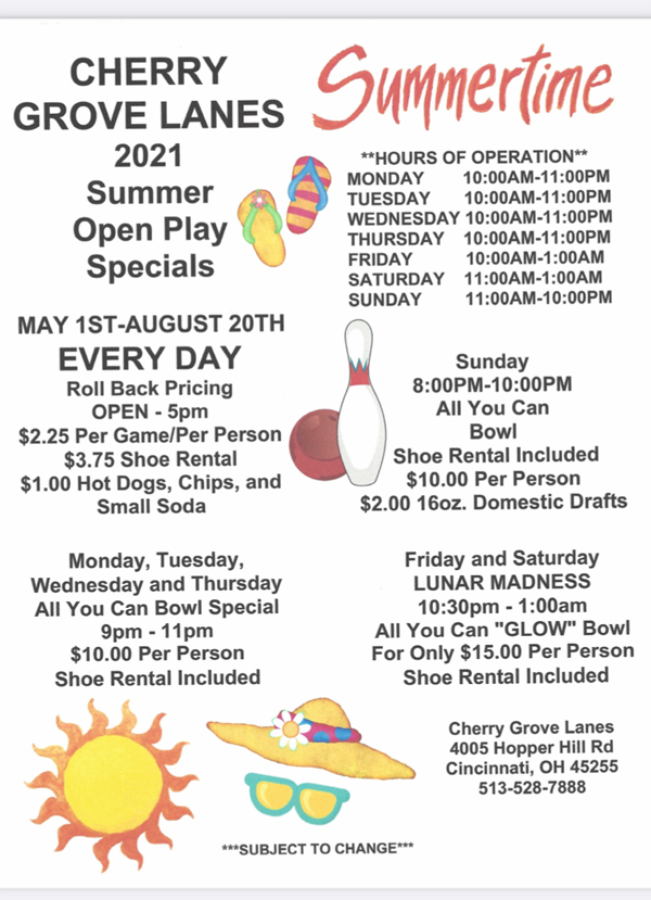 summer specials